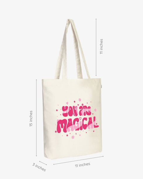 Ecoright Enchanting You Zipper Tote Bag