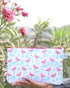 Ecoright Flamingos Cosmetic Pouch