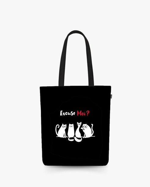 Ecoright Paws Off Zipper Tote Bag