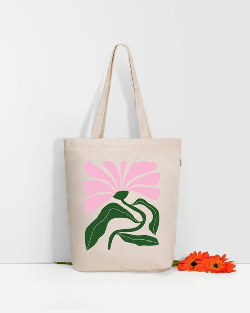 Ecoright Oopsie Daisy Zipper Tote Bag