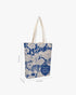 Ecoright Flowers Zipper Tote Bag