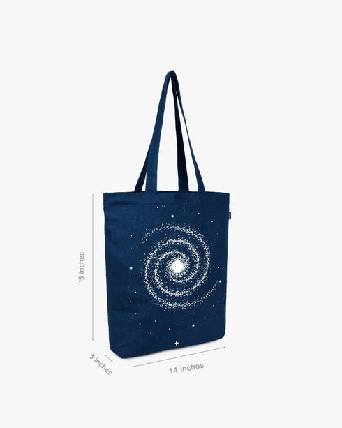 Ecoright The Milky way Zipper Tote Bag