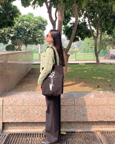 Ecoright Fly Me To Space Zipper Tote Bag