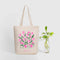 Ecoright Tulips Zipper Tote Bag