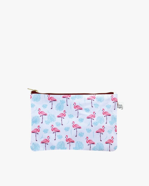 Ecoright Flamingos Cosmetic Pouch