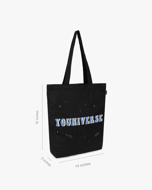 Ecoright Youniverse Zipper Tote Bag