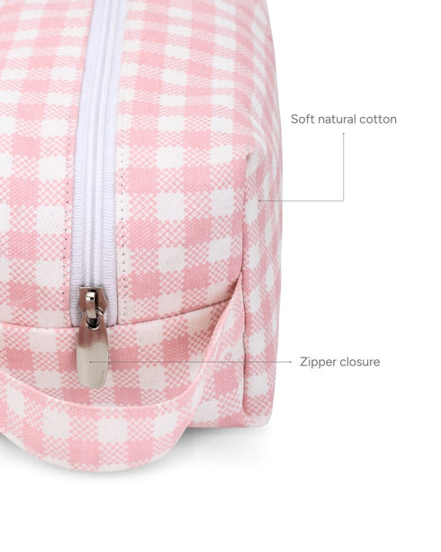 Ecoright Gingham Travel Pouch