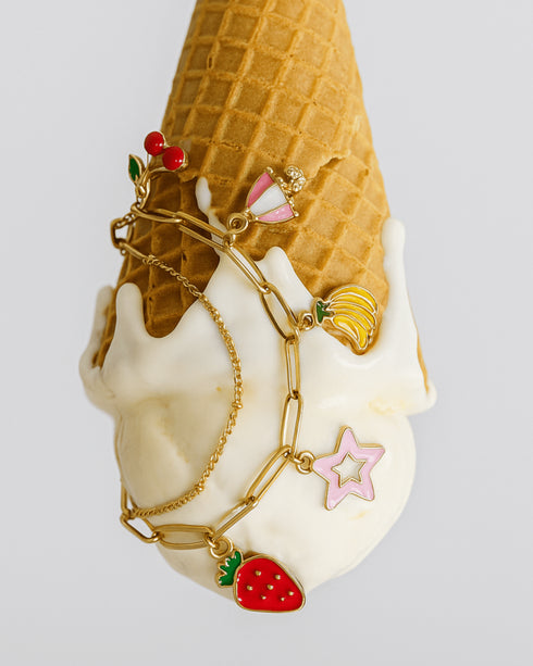 Ecoright Sweet Spot | Demi Fine Jewellery | 18k Gold Plated Charm Bracelet