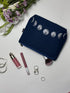 Ecoright Large Zipper Tote (Happy Flowers) & Cosmetic Pouch (Moonphasing)