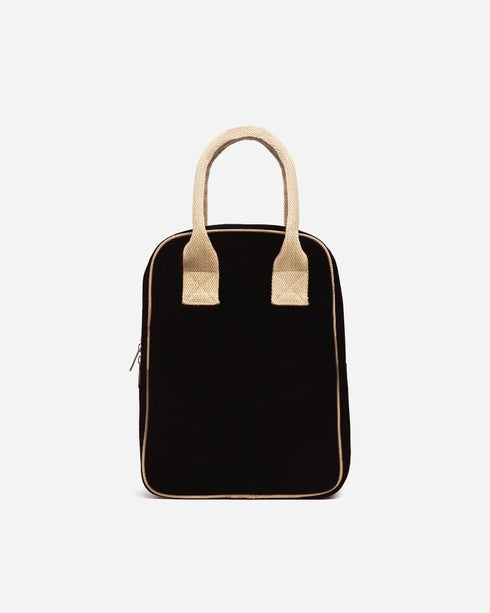 Ecoright Black & Beige Lunch Bag