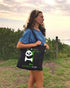 Ecoright Bamboozled Panda Large Zipper Tote Bag