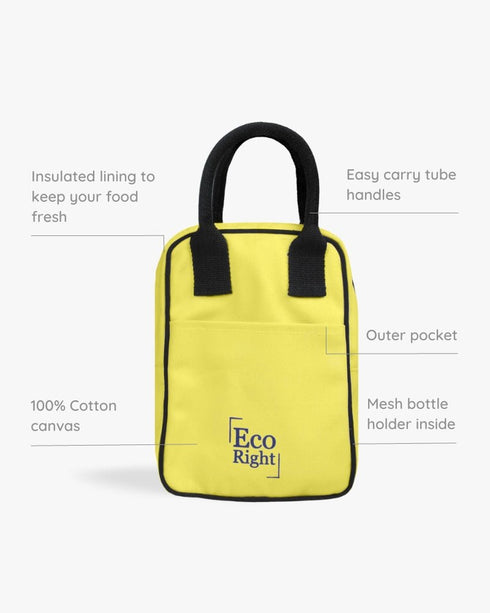 Ecoright Yellow Lunch Bag
