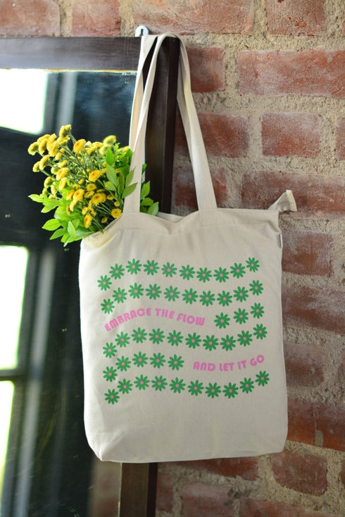 Ecoright Drift Life Zipper Tote Bag