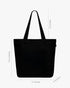 Ecoright Strawberry Vines Large Zipper Tote Bag