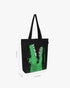 Ecoright Hungry Crocs Zipper Tote Bag