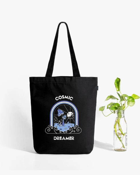 Ecoright Cosmic Dreamer Zipper Tote Bag