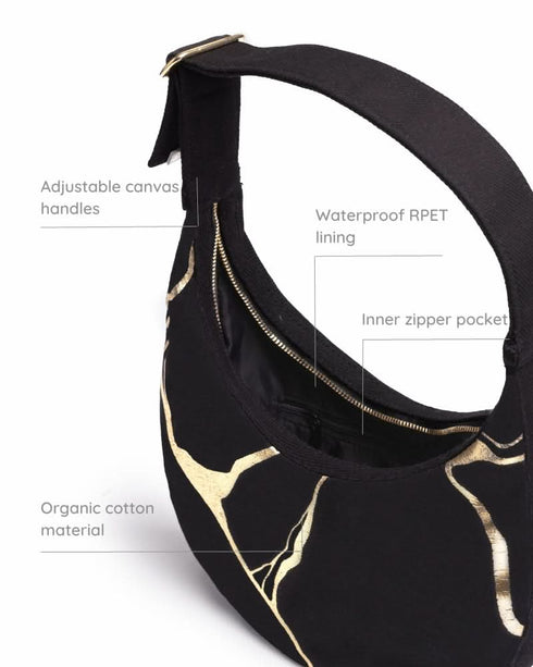 Ecoright Kintsugi Moon Bag