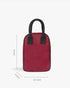 Ecoright Maroon & Beige Lunch Bag