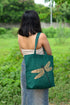 Ecoright Spectacular DragonFly Large Zipper Tote Bag