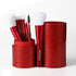 Shield Cosmetics Red Makeup Brushes Set