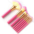 Shield Cosmetics Powder Rose Pink Makeup Brushes