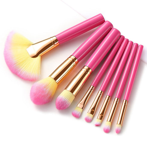 Shield Cosmetics Powder Rose Pink Makeup Brushes