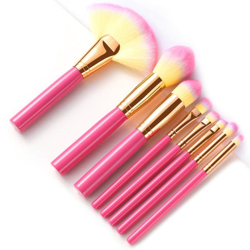 Shield Cosmetics Powder Rose Pink Makeup Brushes