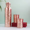 Coppjal Hammered Copper Water Bottle Gift Set