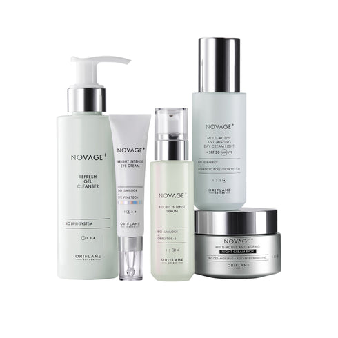 Oriflame Novage+ Bright Intense Routine Mixed
