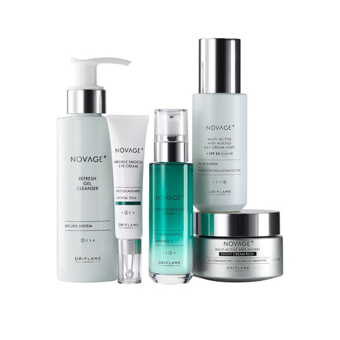 Oriflame Novage+ Wrinkle Smooth Routine Mixed