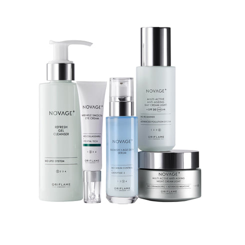 Oriflame Novage+ Blemish + Age Defy Routine Light