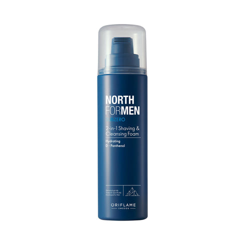 Oriflame North for Men Subzero 2 in 1 Shaving & Cleansing Foam