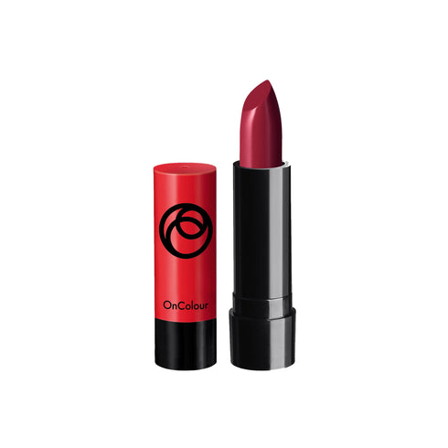 Oriflame OnColour Cream Lipstick | Cranberry Red