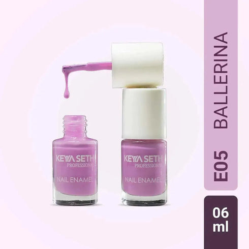 Keya Seth Aromatherapy Soothing Pink + Ballerina Long Wear Nail Enamel Enriched with Vitamin E & Argan Oil
