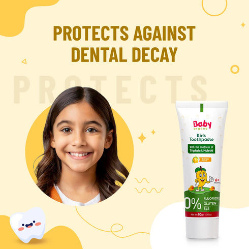 Babyorgano Kids Toothpaste Mango Flavour