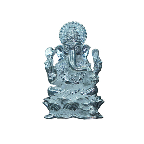 Pure Silver Ganesh ji 62.99g By Mahita Collections