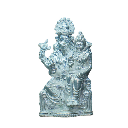 Pure Silver Laxmi Narasimha Swamy 118.07g By Mahita Collections