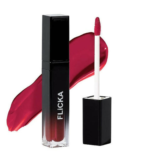 FLiCKA Set and Attack Liquid Matte Lipstick 01 Crunchy Carrot | Red