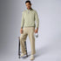 XYXX Pulse French Terry Cotton Blend Half Zip Pullover Cascade Grey