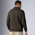 XYXX Pulse French Terry Cotton Blend Half Zip Pullover Malt Brown