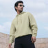 XYXX Pulse French Terry Cotton Blend Oversized Hoodies Cascade Grey