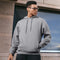 XYXX Pulse French Terry Cotton Oversized Blend Hoodies Opal Grey