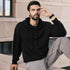 XYXX Pulse French Terry Cotton Blend Oversized Hoodies Pitch Black