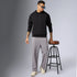 XYXX Pulse French Terry Cotton Blend Oversized Hoodies Pitch Black