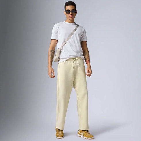 XYXX Pulse French Terry Cotton Blend Sweatpants Almond White
