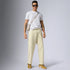 XYXX Pulse French Terry Cotton Blend Sweatpants Almond White