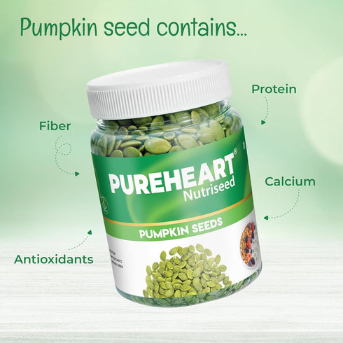 Pureheart Premium Raw Pumpkin Seeds for Snacking