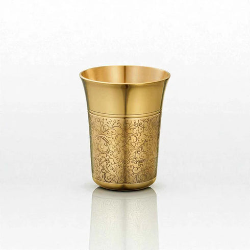 Pure Brass Dinner Set with Thali, 6 pcs