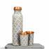 Coppjal Printed Pure Copper Water Bottle SET