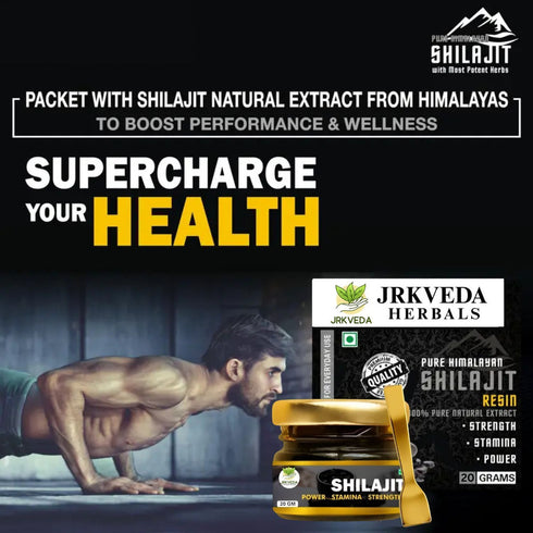 JRKVEDA Pure Himalayan Shilajit Resin – Premium Grade Vitality Booster